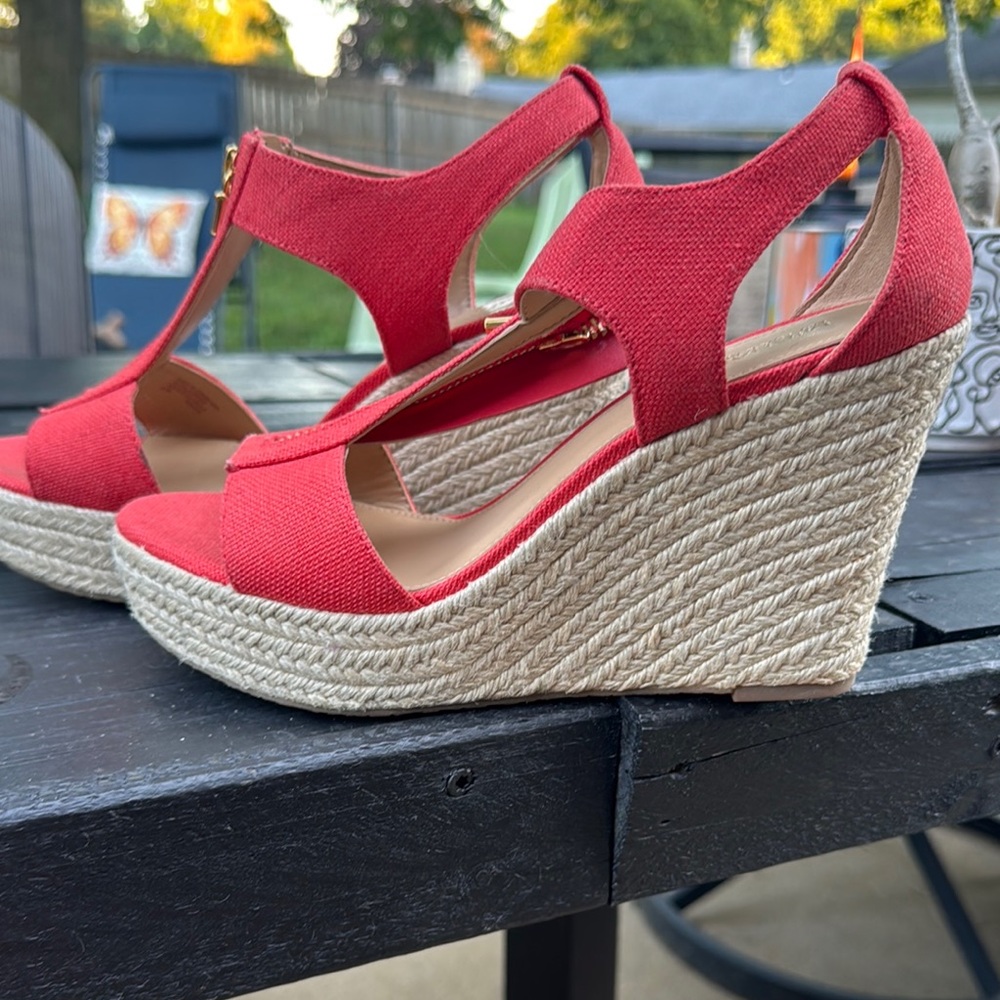 Michael Kors Espadrille Orange Sz 6.5
